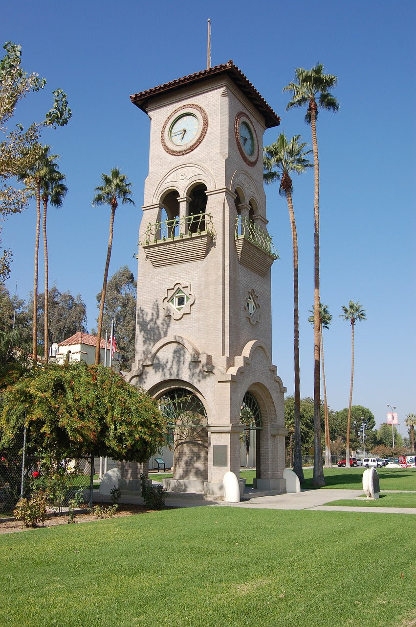 bakersfield, california, clock tower-91678.jpg