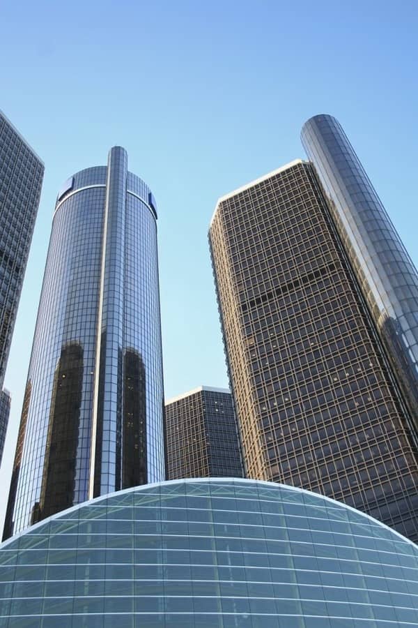 buildings, detroit, general motors headquarters