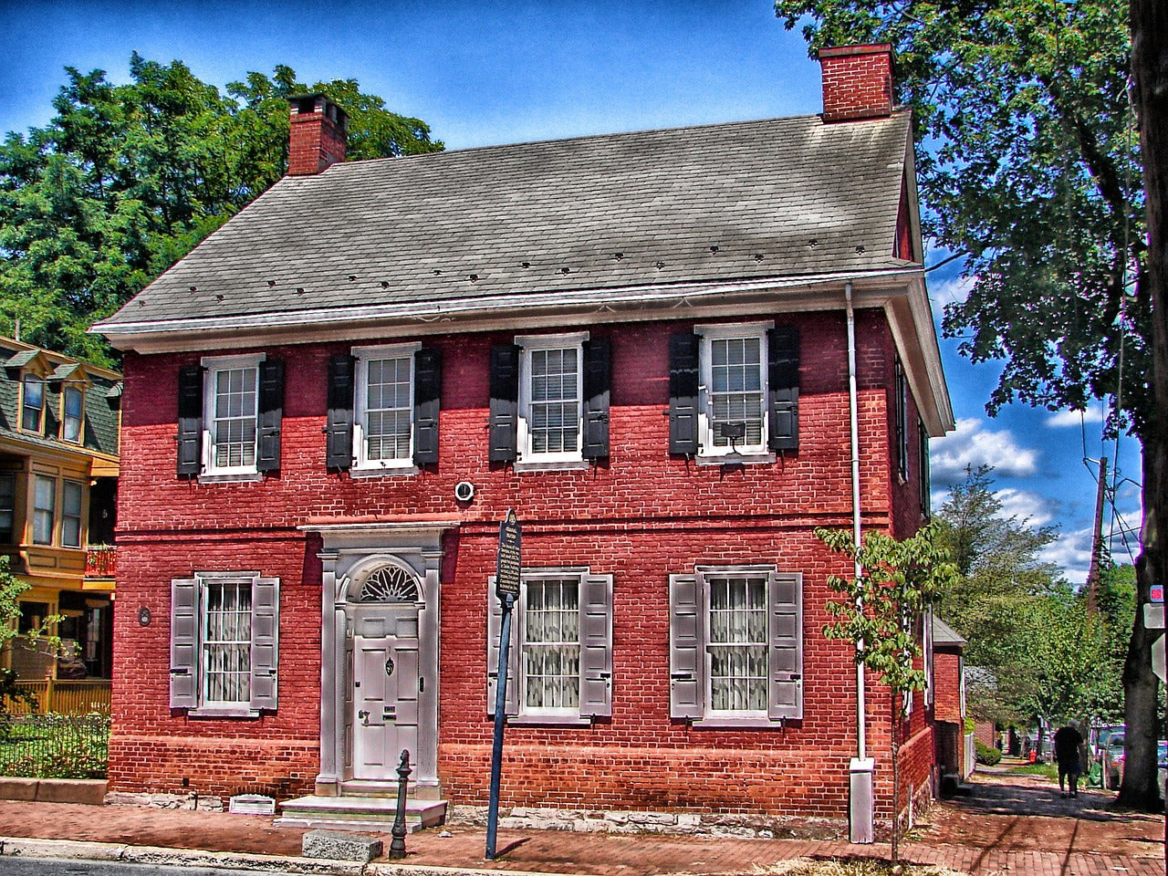 lancaster, pennsylvania, colonial house-166057.jpg