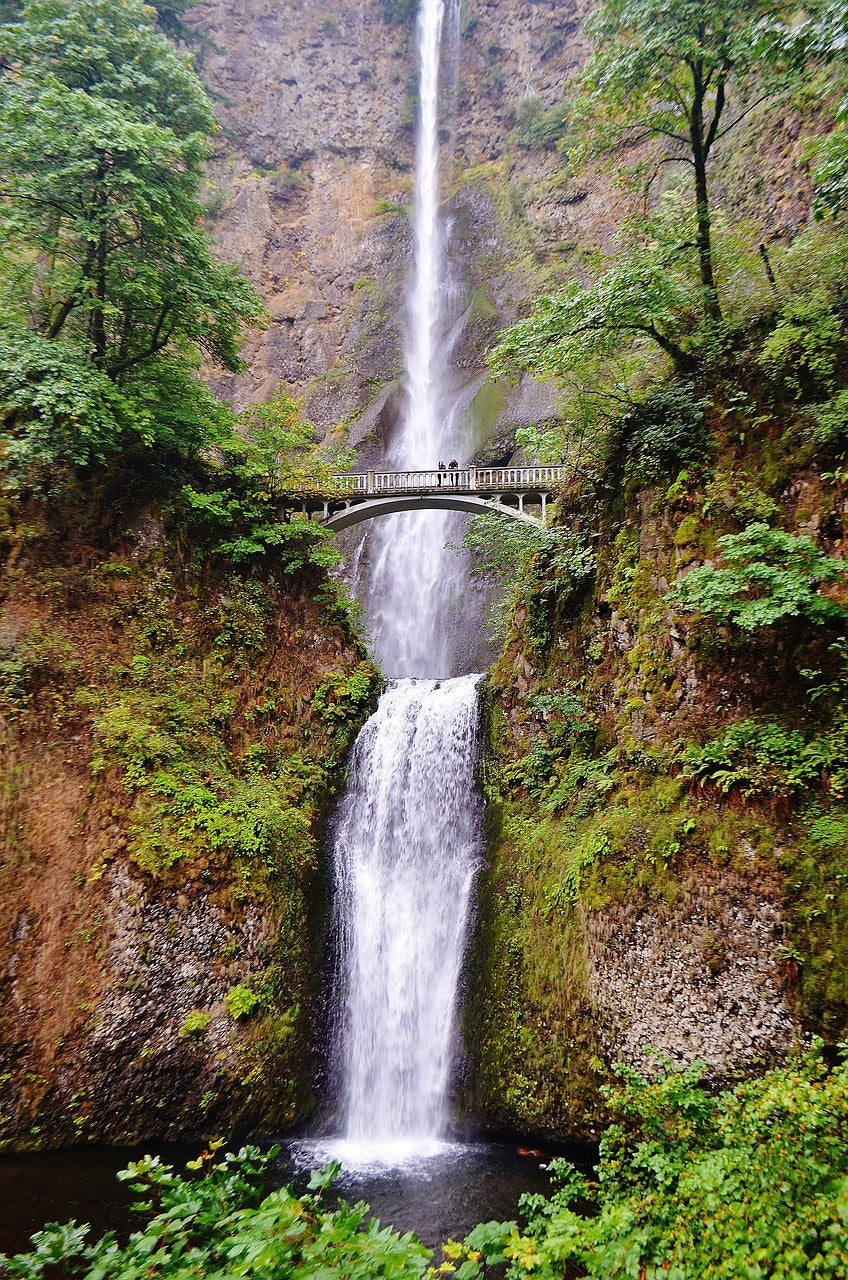 multnomah falls, double water falls, water fall-4798855.jpg