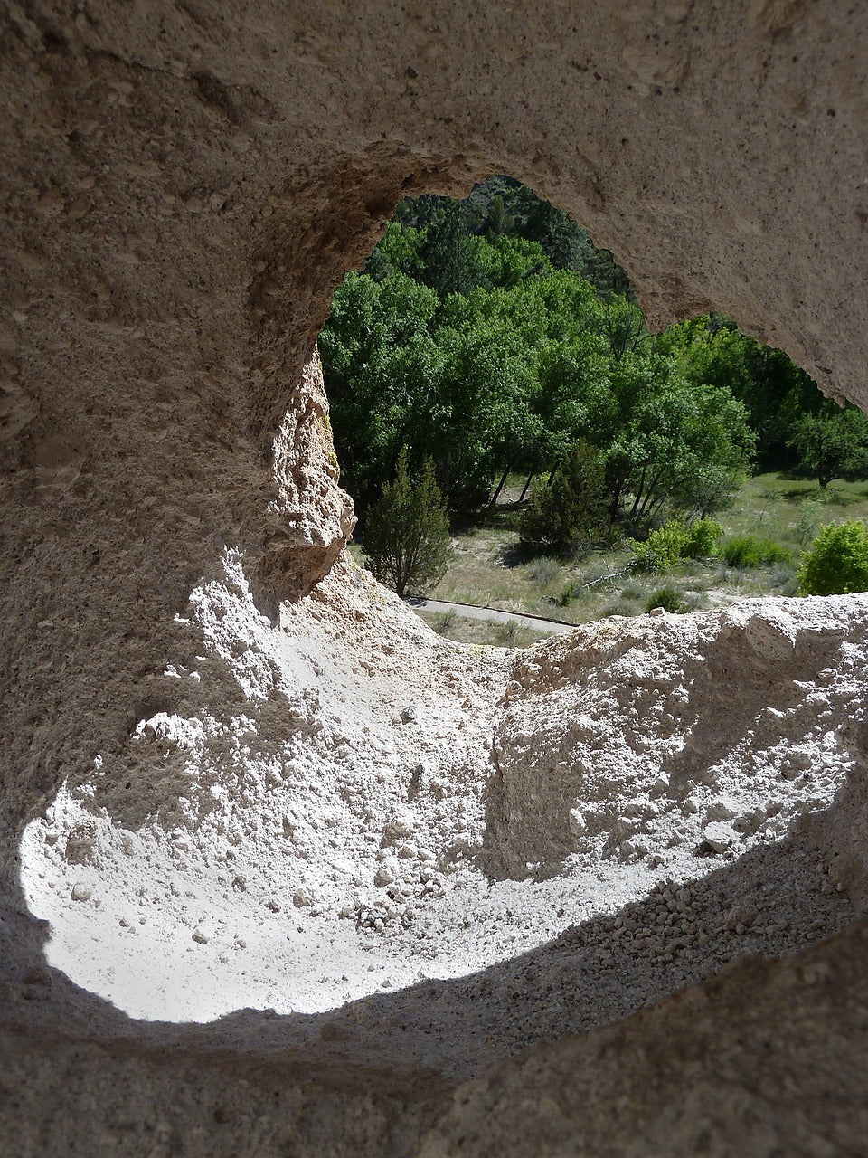 rock hole, desert, bandelier national monument-55656.jpg