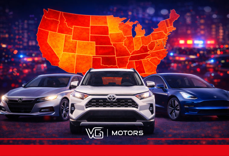 Most Stolen Cars in America Right Now
