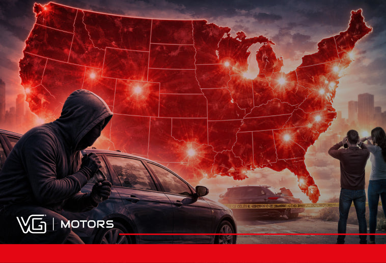 The States With the Highest Car Theft Rates in the U.S.