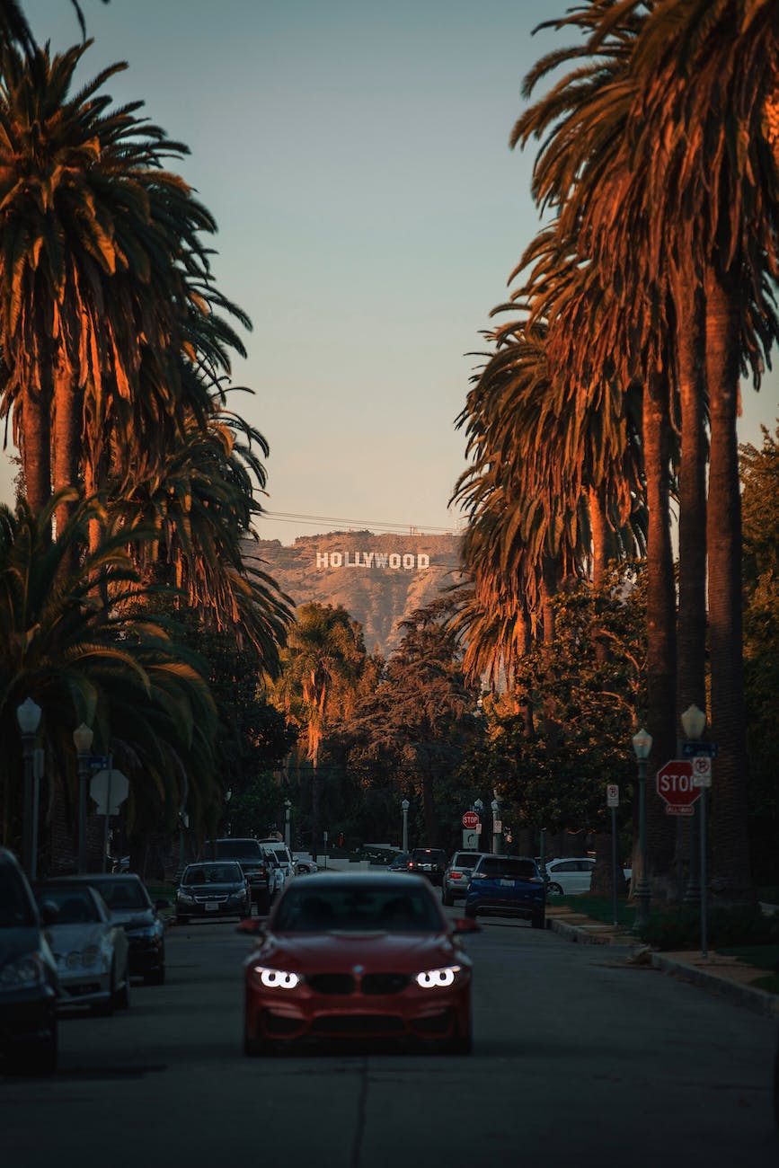 cars parked on the side of the road